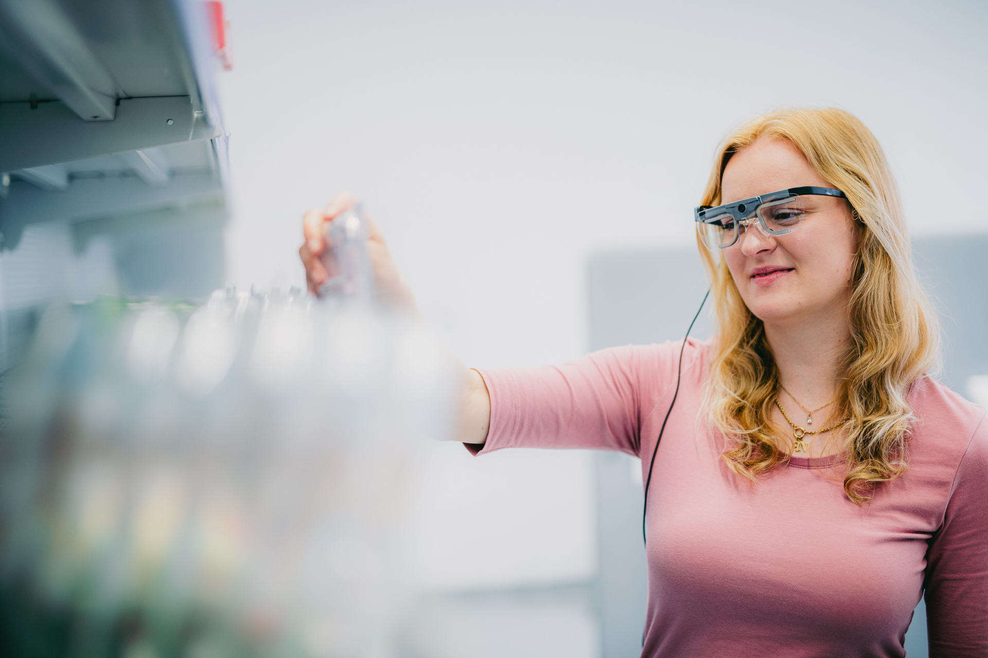 Eye-Tracking dank Infrarotsensor-Brille