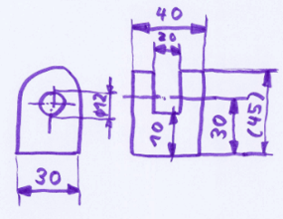 CREO-Bauteil 3 Lager