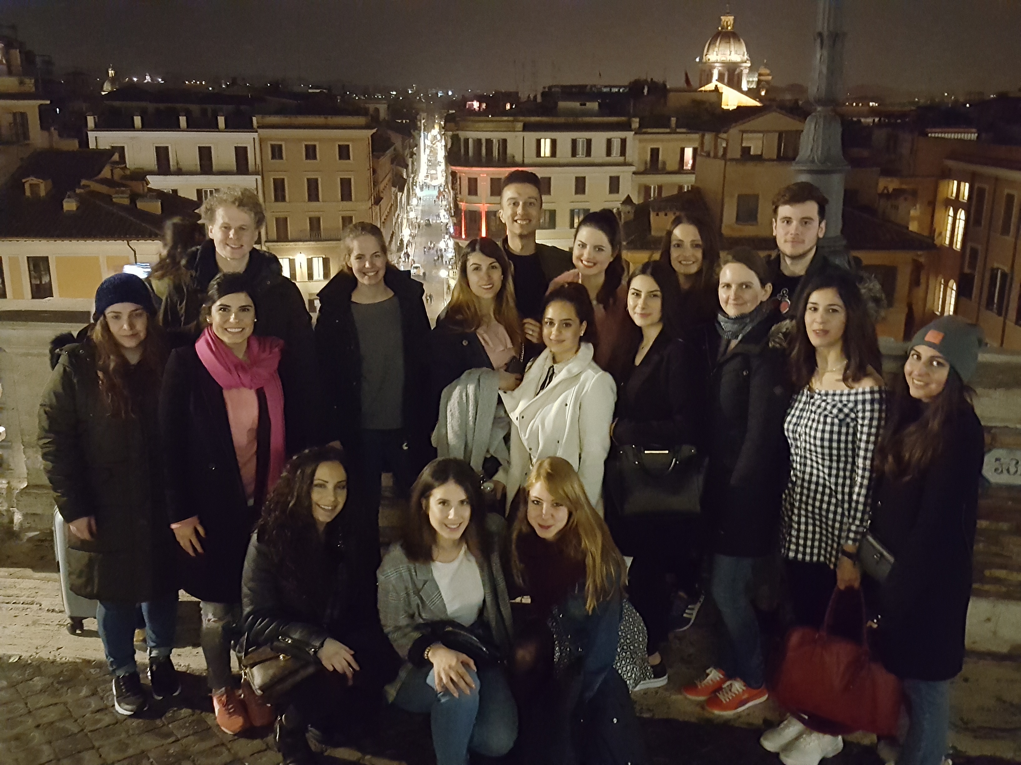 BELS-Delegation Spanische Treppe Rom