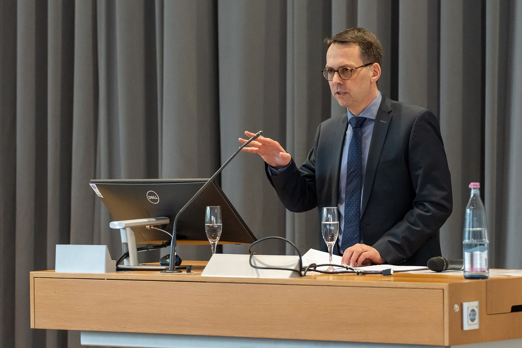 Lars Pallinger hält seine Festrede