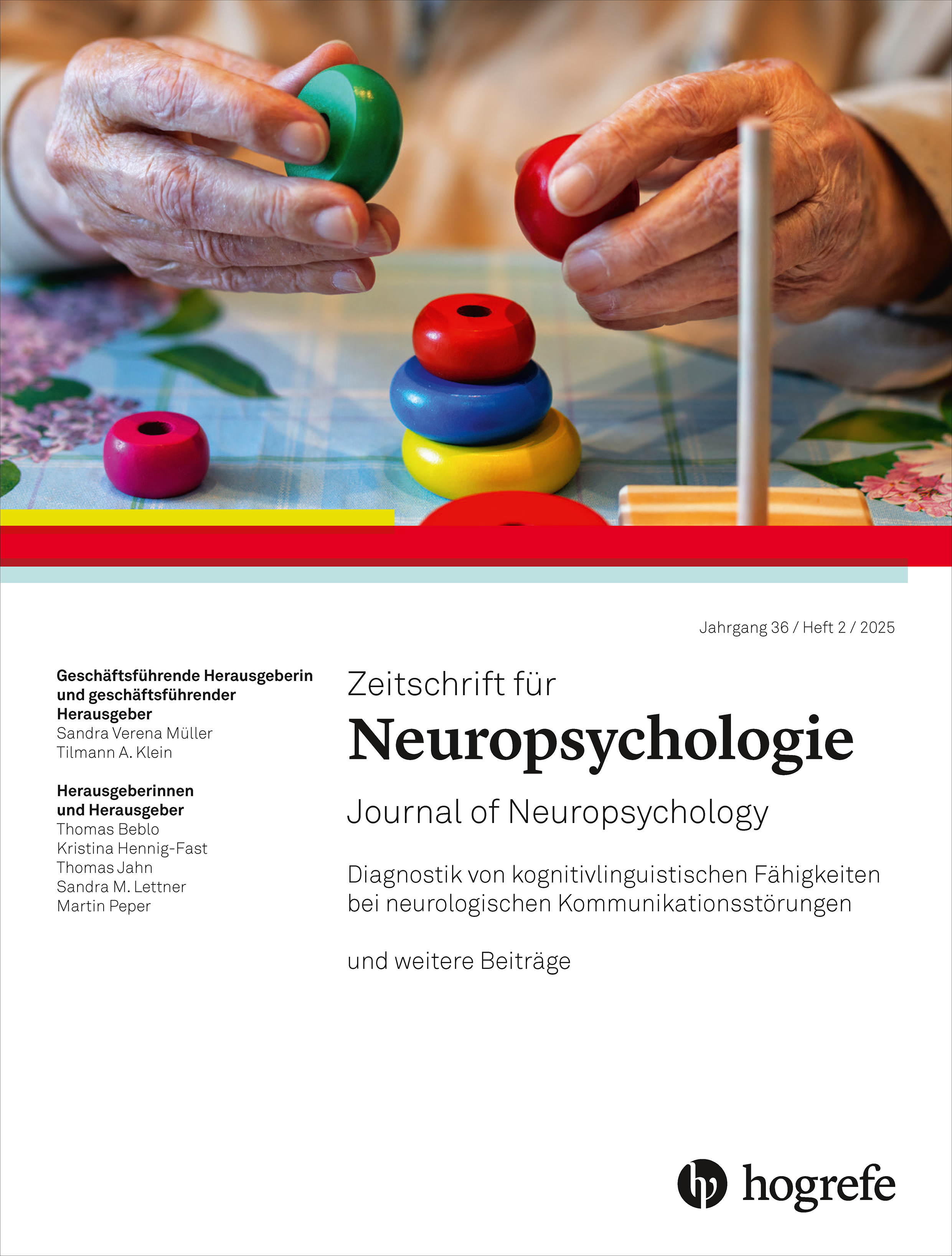 Zeitschrift für Neuropsychologie Cover 2-2025