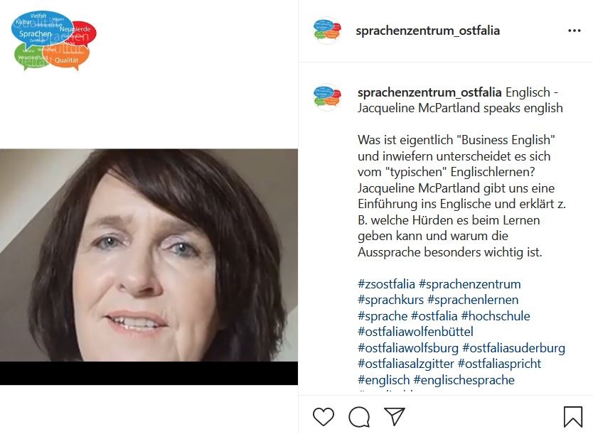 Interview - Jacqueline McPartland über Business English